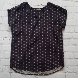 Navy Pleione Shirt Womens Size Medium